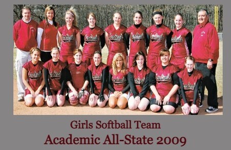 2009 Girls Softball Team