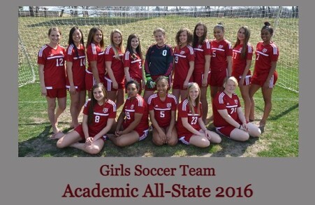 2016 Girls Soccer Team