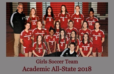 2018 Girls Soccer Team
