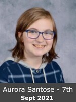 Aurora Santose - 7th - Sept 2021